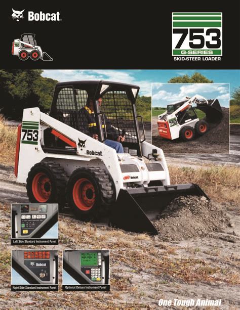 bobcat 753 skid steer specs|bobcat 753 specs sheet.